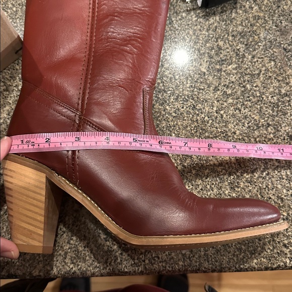 Vintage Frye American Classics Leather Heeled Boots Made in USA 9.5 - Picture 6 of 8
